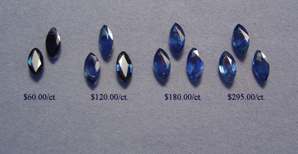Sapphire 5x10mm Marquise