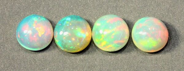 Ethiopian Opal Round Cabochons, 9mm - Select Grade