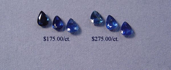 Wholesale Sapphire 5x7mm Pears 