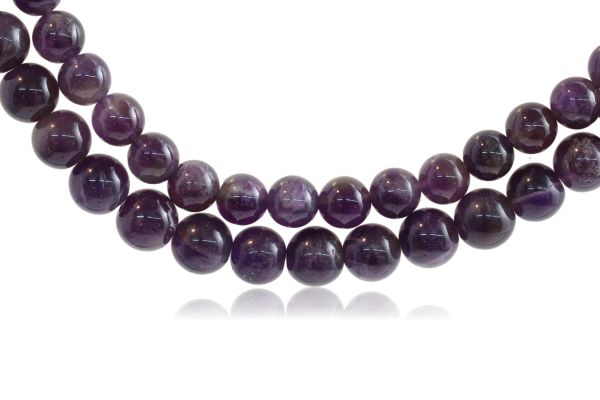 Rustic Amethyst  Bead Strands
