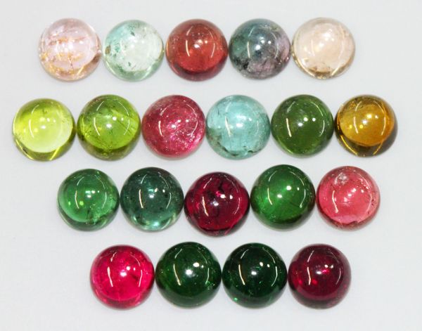 Tourmaline Round Cabochons7mm
