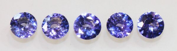 Tanzanite Faceted Round - 7mm