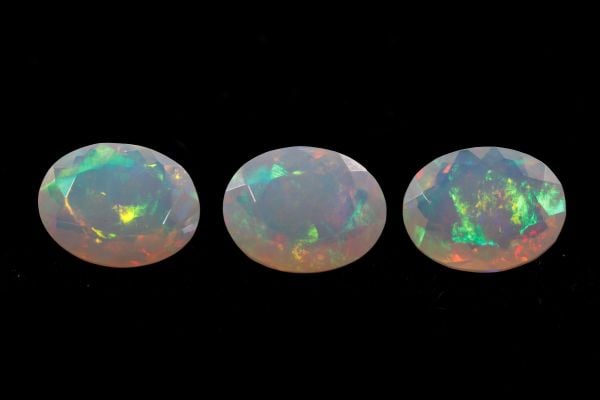 7x9mm Faceted Oval Opals
