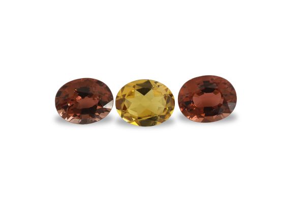 Wholesale 8 x 10 Pink & Yellow Tourmaline Ovals