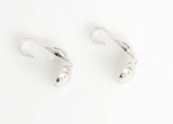 Clam Shell Bead Tips - Sterling Silver