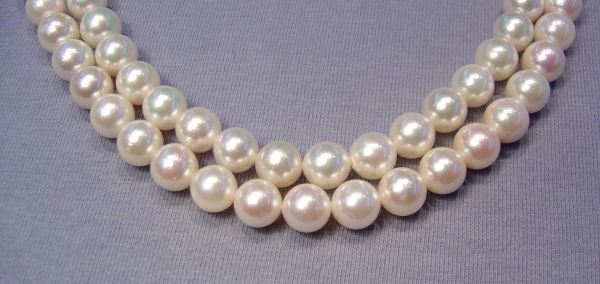 8-8.5mm Round Japanese Pearl Strand