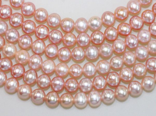 5.5-6mm Natural Color Rounded Pearls 