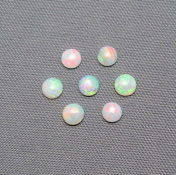 Opal 3.5mm Round Cabochons @ $40.00/ct.
