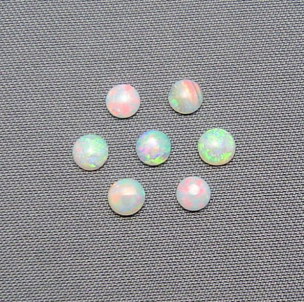 Opal Round Cabochons, @$40.00/ct. - 3.5mm