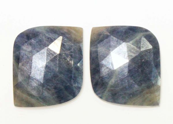 Sliced Sapphire Pair - 30.90 cts.