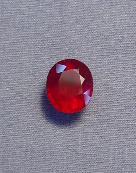 $29.50 Carat: Oval Ruby - 4.46 cts.