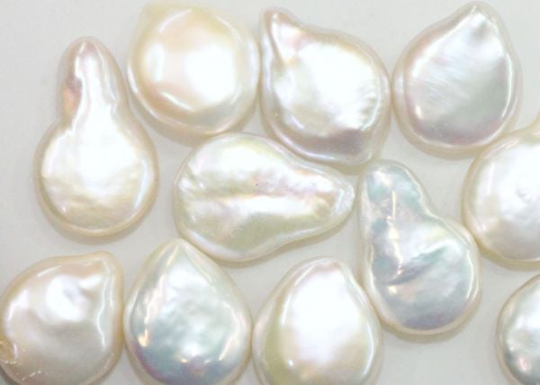 Pear/Gourd Coin Pearls - Undrilled