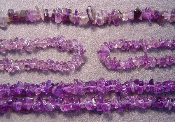 Amethyst Chip Strands