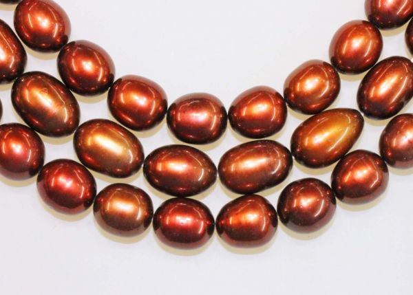 Cedar 11-12mm Oval Pearls