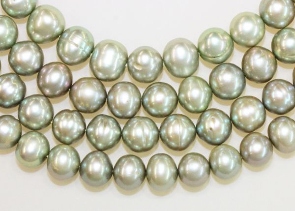 Minty Silver 6.5-7mm Potato Pearls