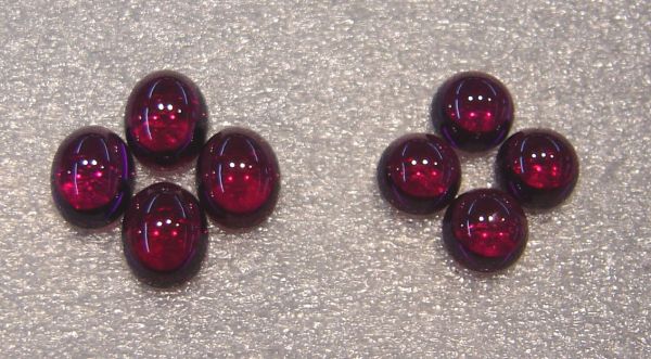 Rhodolite Garnet Cabochons - Purple 