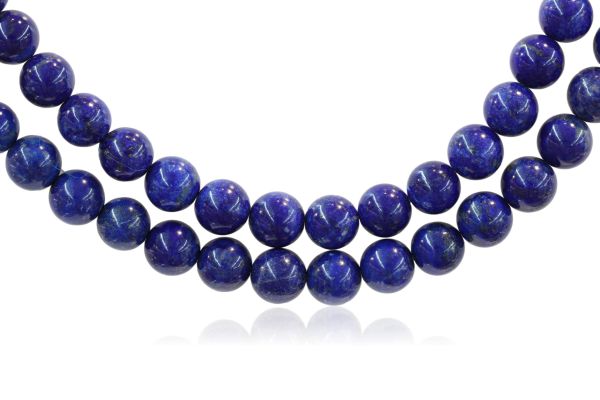 8mm round lapis beads