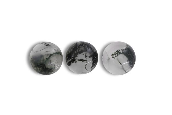 Wholesale 8mm Moss Agate Cabochons Round