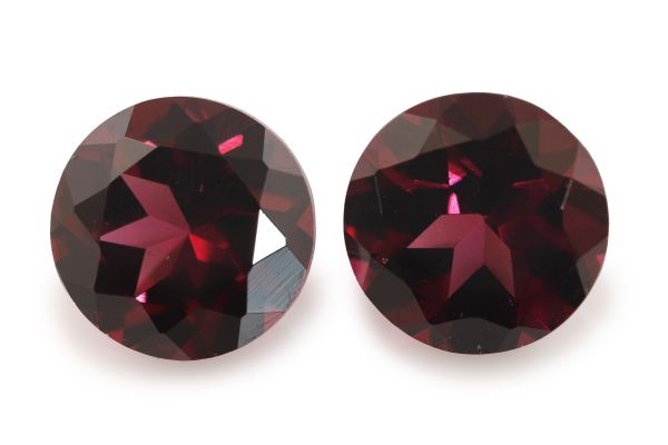 Rhodolite Garnet 8mm Pair