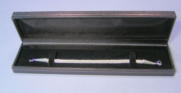 Black Leatherette Boxes - Bracelet