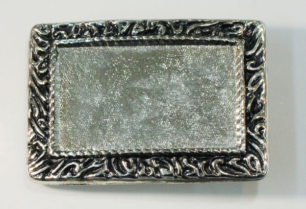 Wholesale Silver Plated Belt Buckle Blank