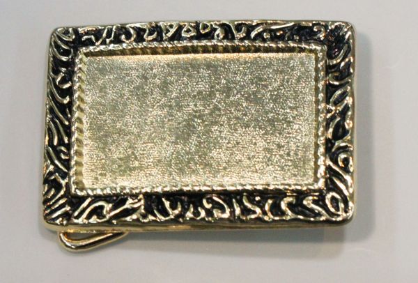 Belt Buckle with 33x54mm blank