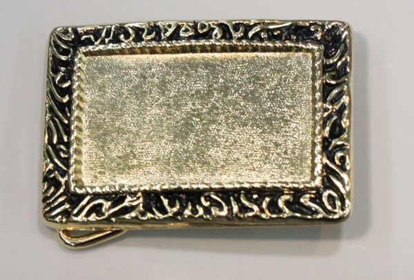 Wholesale Gold Plated Belt Buckle – 33x54mm Blank