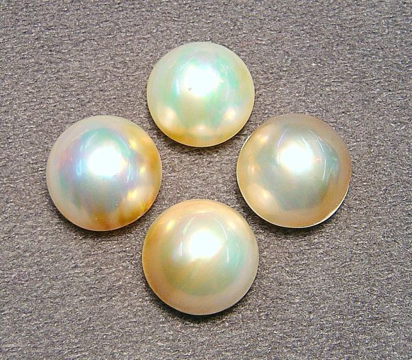 16-18mm Round Mabe Pearls