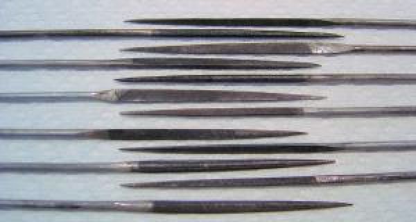 Needle File 12 Piece Set - Smooth #4 cur