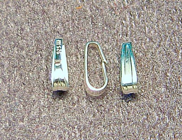 Sterling Silver Locket Loops