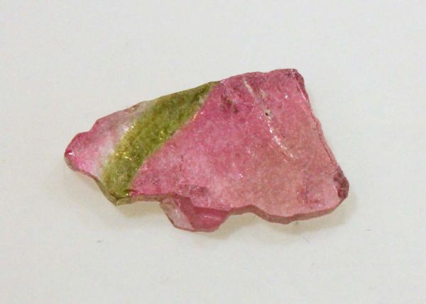 Watermelon Tourmaline Slice, 5.27 cts. - 9.5x17.5mm