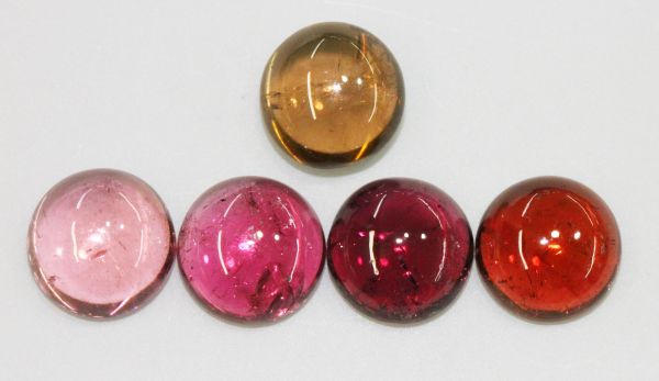 Tourmaline Round Cabochons - 9mm