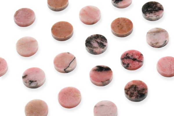 9mm rhodonite discs