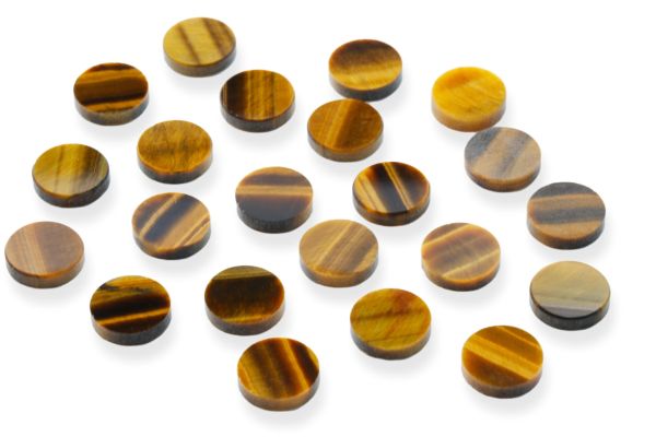 9mm Tigereye Discs