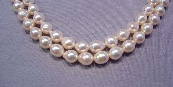 7-7.5mm Pear Japanese Pearls
