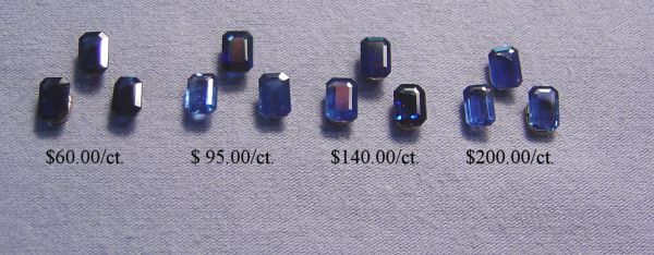 Wholesale Sapphire 4x6mm Octagons