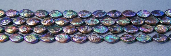 Peacock Laurel Leaf Pearls