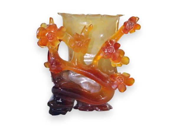 Wholesale Agate Urn with Flowers