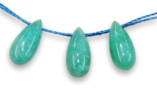 Amazonite Side-drilled Drops