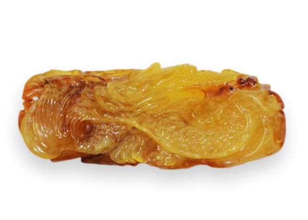 Amber Dragon Pendant