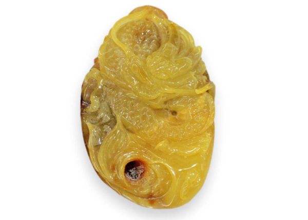 Amber Dragon Pendant