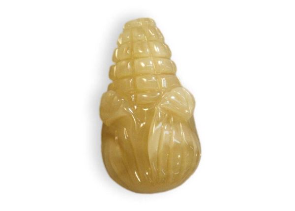 Baltic Amber Hand-Carved,  2.00 gm. - Ear of Corn