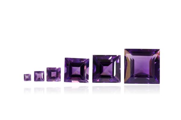 Wholesale Best Faceted Square Amethyst