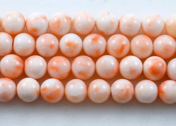 Angelskin Coral Bead Strands
