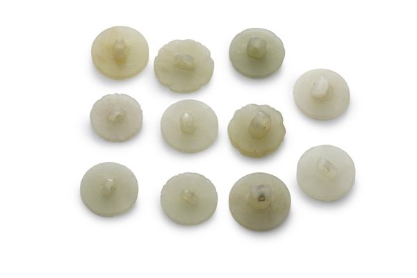 Nephrite jade Buttons