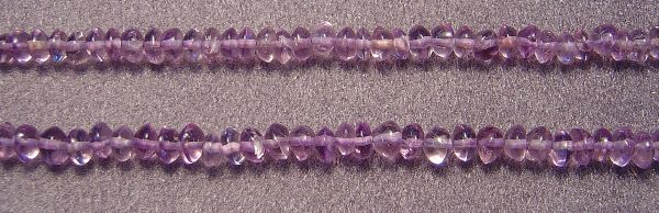 Amethyst Smooth Donut Strands