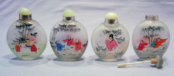 Peking glass snuff bottles