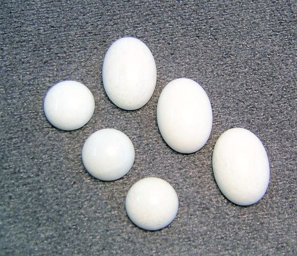 White Quartzite Cabochons