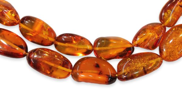 Amber Baroque Beads