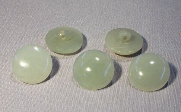 Nephrite Jade Buttons - Antique